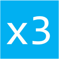 x3 Associates logo, x3 Associates contact details