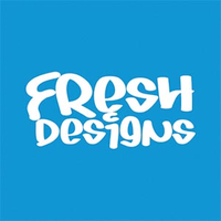 FreshDesigns logo, FreshDesigns contact details