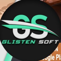 GlistenSoftz logo, GlistenSoftz contact details