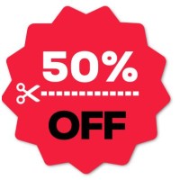 50 PERCENT OFF logo, 50 PERCENT OFF contact details