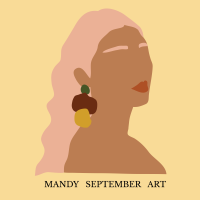 Mandy September Art logo, Mandy September Art contact details