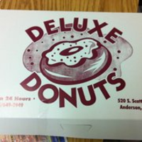 Deluxe Donuts logo, Deluxe Donuts contact details