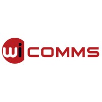 WiComms logo, WiComms contact details