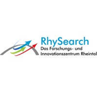 RhySearch logo, RhySearch contact details