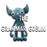 The Grammar Goblin logo, The Grammar Goblin contact details