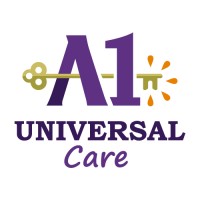 A 1 Universal Care logo, A 1 Universal Care contact details