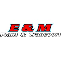 E&M Plant and Transport logo, E&M Plant and Transport contact details