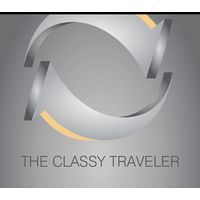 The Classy Traveler logo, The Classy Traveler contact details