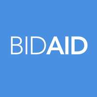 BidAid.org logo, BidAid.org contact details