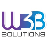 W3B Solutions logo, W3B Solutions contact details