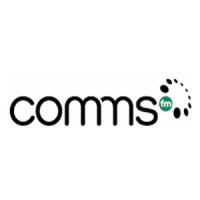 CommsFM logo, CommsFM contact details