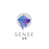 SenseUX logo, SenseUX contact details