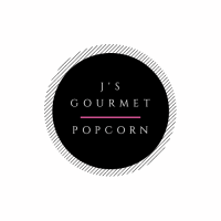 J's Gourmet Popcorn logo, J's Gourmet Popcorn contact details