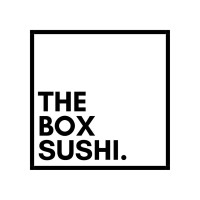 The Box Sushi logo, The Box Sushi contact details