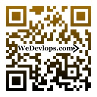 WeDevlops.com logo, WeDevlops.com contact details