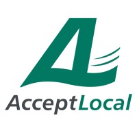 AcceptLocal logo, AcceptLocal contact details