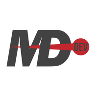 MD Dev logo, MD Dev contact details