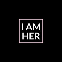 I AM HER logo, I AM HER contact details