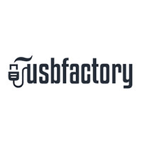 USB Factory logo, USB Factory contact details