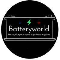 BatteryWorld logo, BatteryWorld contact details