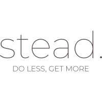 stead. logo, stead. contact details