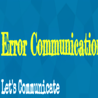 Error Communication logo, Error Communication contact details