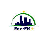 EnerFM+ logo, EnerFM+ contact details