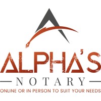 Alpha's Notary LLC logo, Alpha's Notary LLC contact details