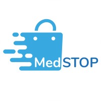 MedStop logo, MedStop contact details