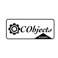 QCObjects Academy logo, QCObjects Academy contact details