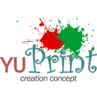 YU Print logo, YU Print contact details