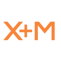 X+M logo, X+M contact details