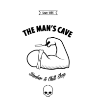 The Man´s Cave logo, The Man´s Cave contact details