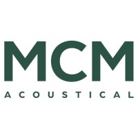 MCM Acoustical logo, MCM Acoustical contact details