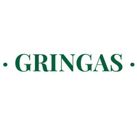 ·GRINGAS· logo, ·GRINGAS· contact details