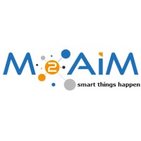 M2AIM logo, M2AIM contact details