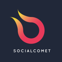 SocialComet logo, SocialComet contact details