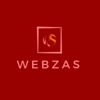 WebZas logo, WebZas contact details