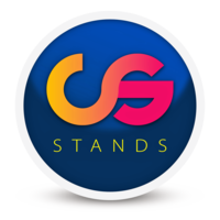 CS STANDS logo, CS STANDS contact details