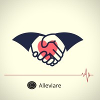 Alleviare logo, Alleviare contact details