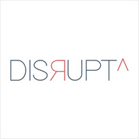 DISRUPT^ logo, DISRUPT^ contact details