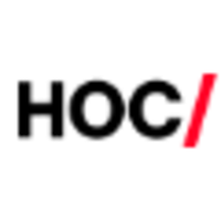 HOC/gallery logo, HOC/gallery contact details