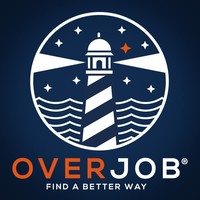 OverJob logo, OverJob contact details