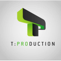 T-Production logo, T-Production contact details