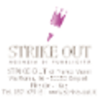 STRIKE OUT logo, STRIKE OUT contact details