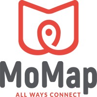 MoMap logo, MoMap contact details