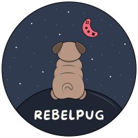 Rebelpug logo, Rebelpug contact details