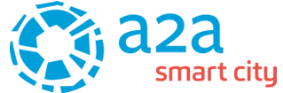 A2A Smart City logo, A2A Smart City contact details