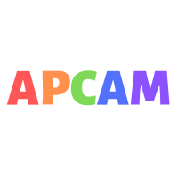 APCAM logo, APCAM contact details