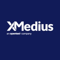 XMedius logo, XMedius contact details